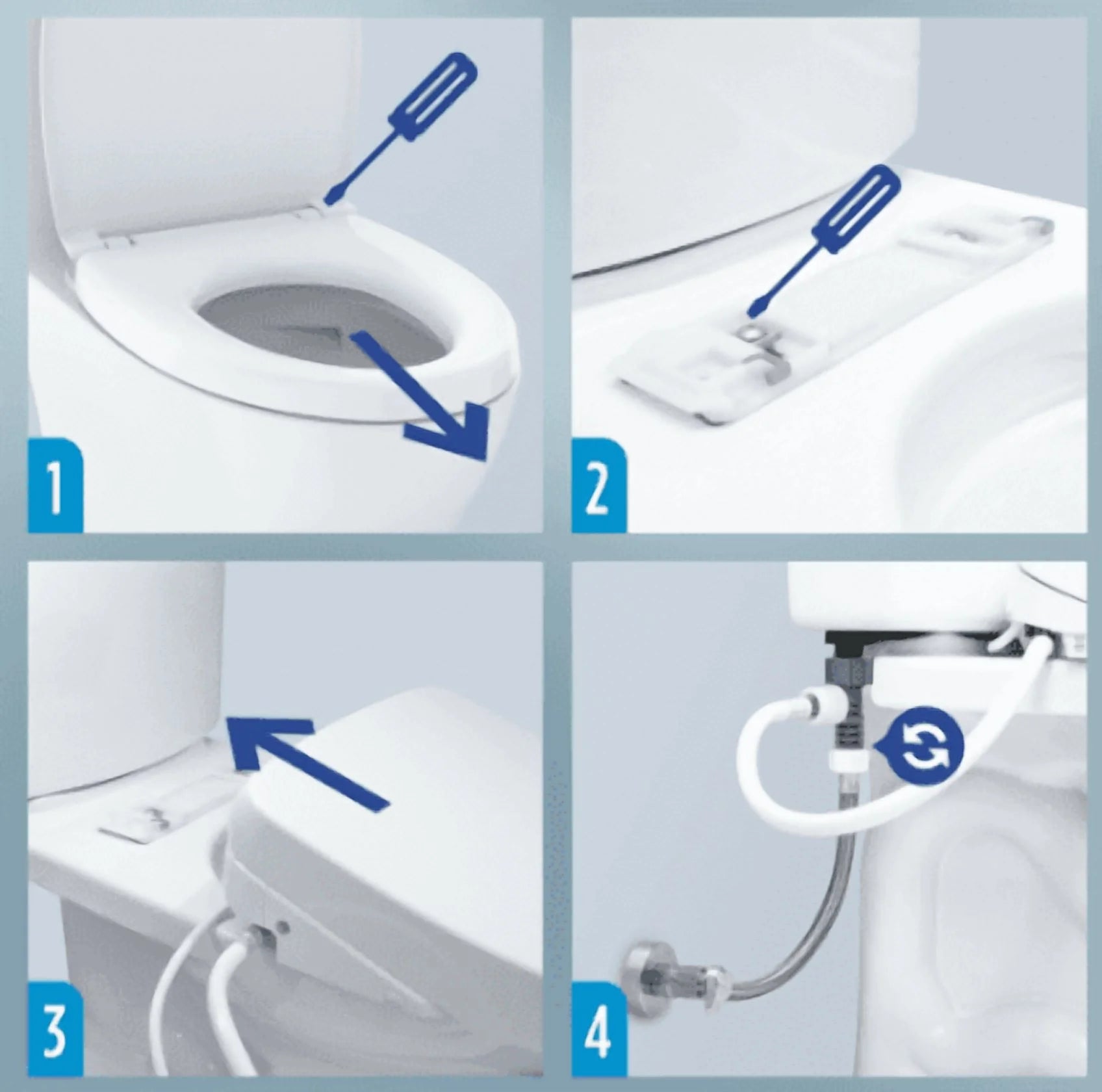 TOTO Washlet Elongated Bidet Seat with SoftClose Lid T1SW2491#01