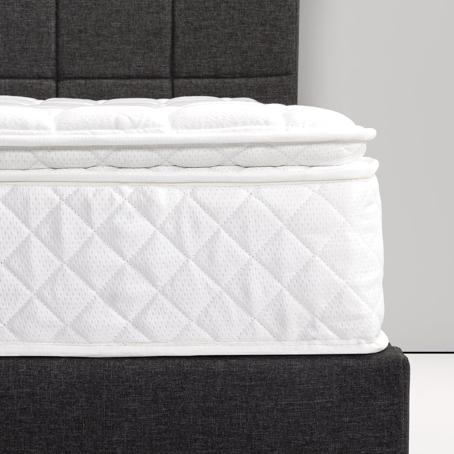 Zinus Dream Pillow Top 10" Hybrid of Comfort Foam and Pocket Spring Mattress, Full