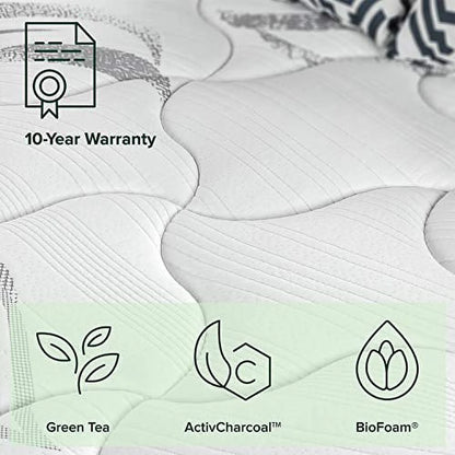 ZINUS 12 Inch Cloud Memory Foam Mattress/Pressure Relieving/Bed-in-a-Box/CertiPUR-US Certified, King