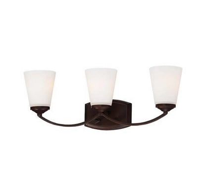 Overland Park 3-Light Bathroom Vanity Light in Vintage Bronze
