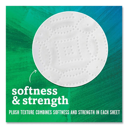 Seventh Generation 13722 100% Recycled 11 in. x 5.4 in. 2-Ply Paper Kitchen Towel Rolls - White (156 Sheets/Roll, 24 Rolls/Carton)
