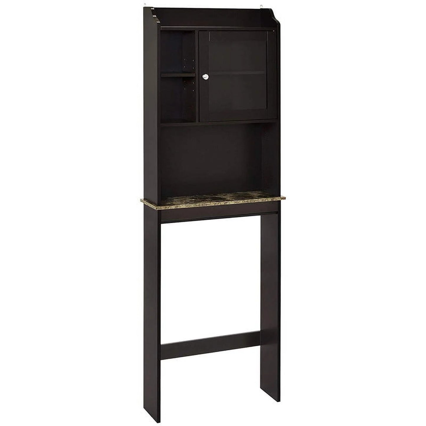 Dasyfly Freestanding Bathroom Over-The-Toilet Storage, Wood Bathroom Space Saver - Espresso