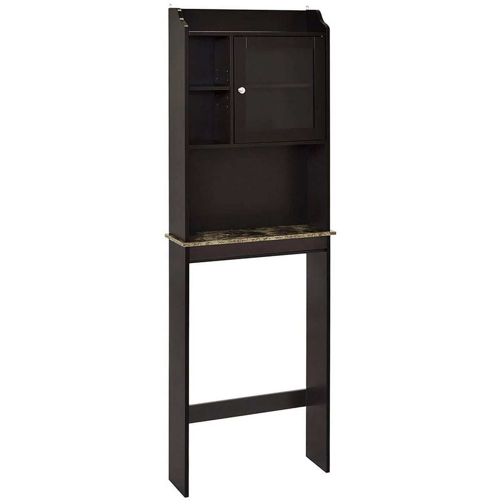 Dasyfly Freestanding Bathroom Over-The-Toilet Storage, Wood Bathroom Space Saver - Espresso