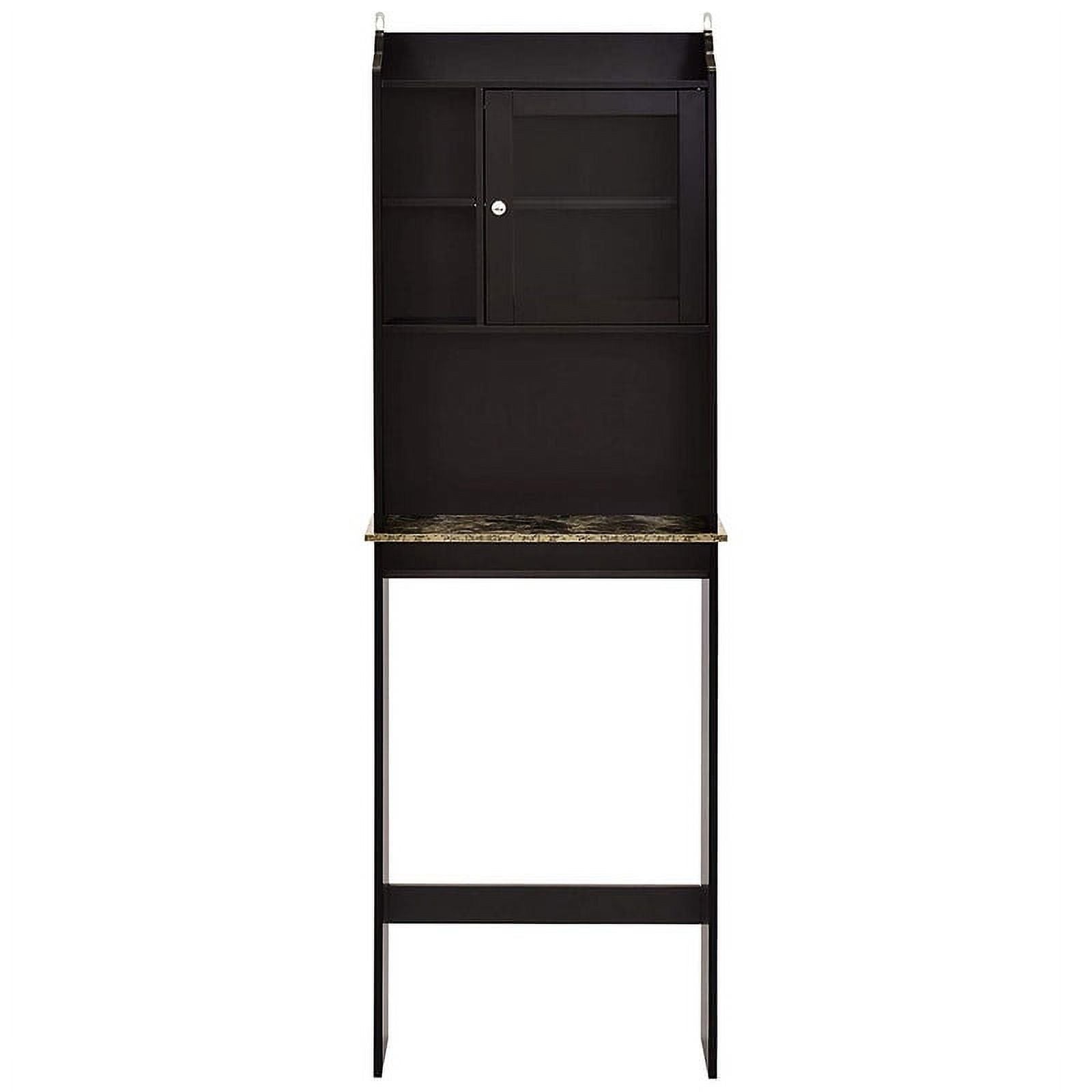 Dasyfly Freestanding Bathroom Over-The-Toilet Storage, Wood Bathroom Space Saver - Espresso