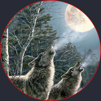 Wilderness Wolf Pack Throw Blanket, Multicolor, Standard Throw