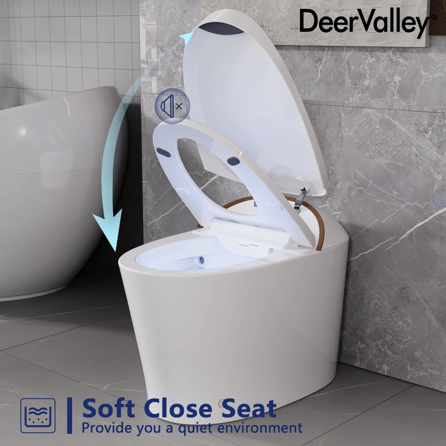 Tankless Elongated Smart Toilet Bidet 1.1/1.45 GPF in White with Auto Flush, Deodorization, Warm Water, Dryer