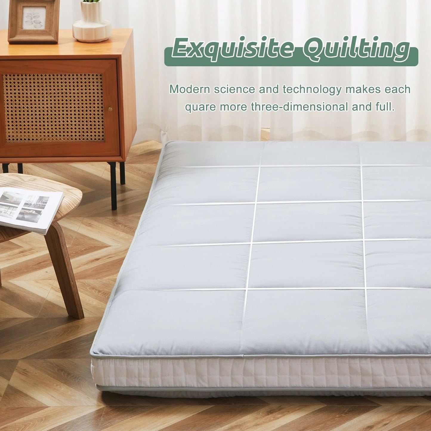 Slsy Japanese Floor Mattress Futon Mattress, Thicken Tatami Mat, Sleeping Pad Roll Up Mattress, Floor Lounger Bed Folding Couch Bed Mattress Pad
