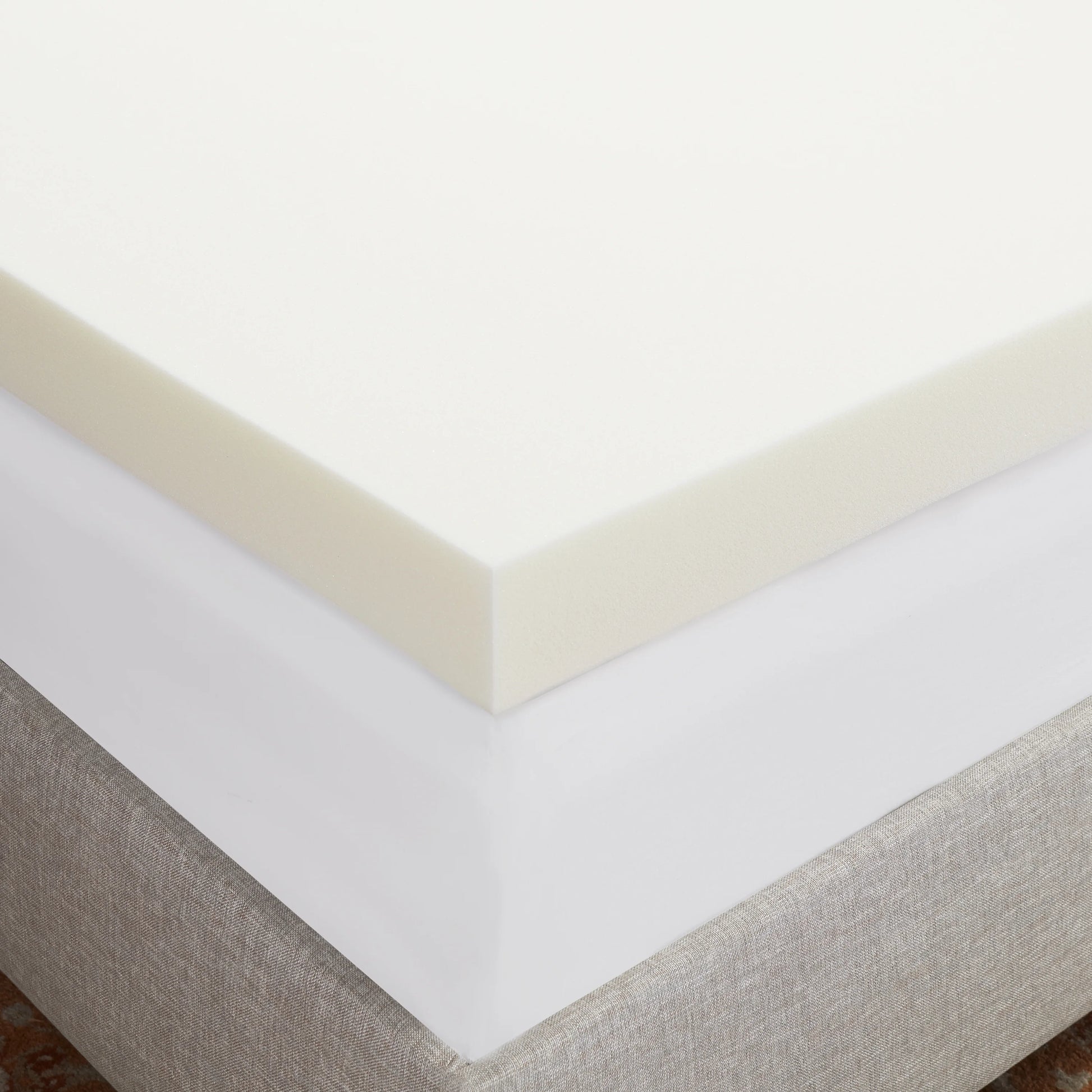 Sleep Studio 4" Breathable Memory Foam Mattress Topper, Full