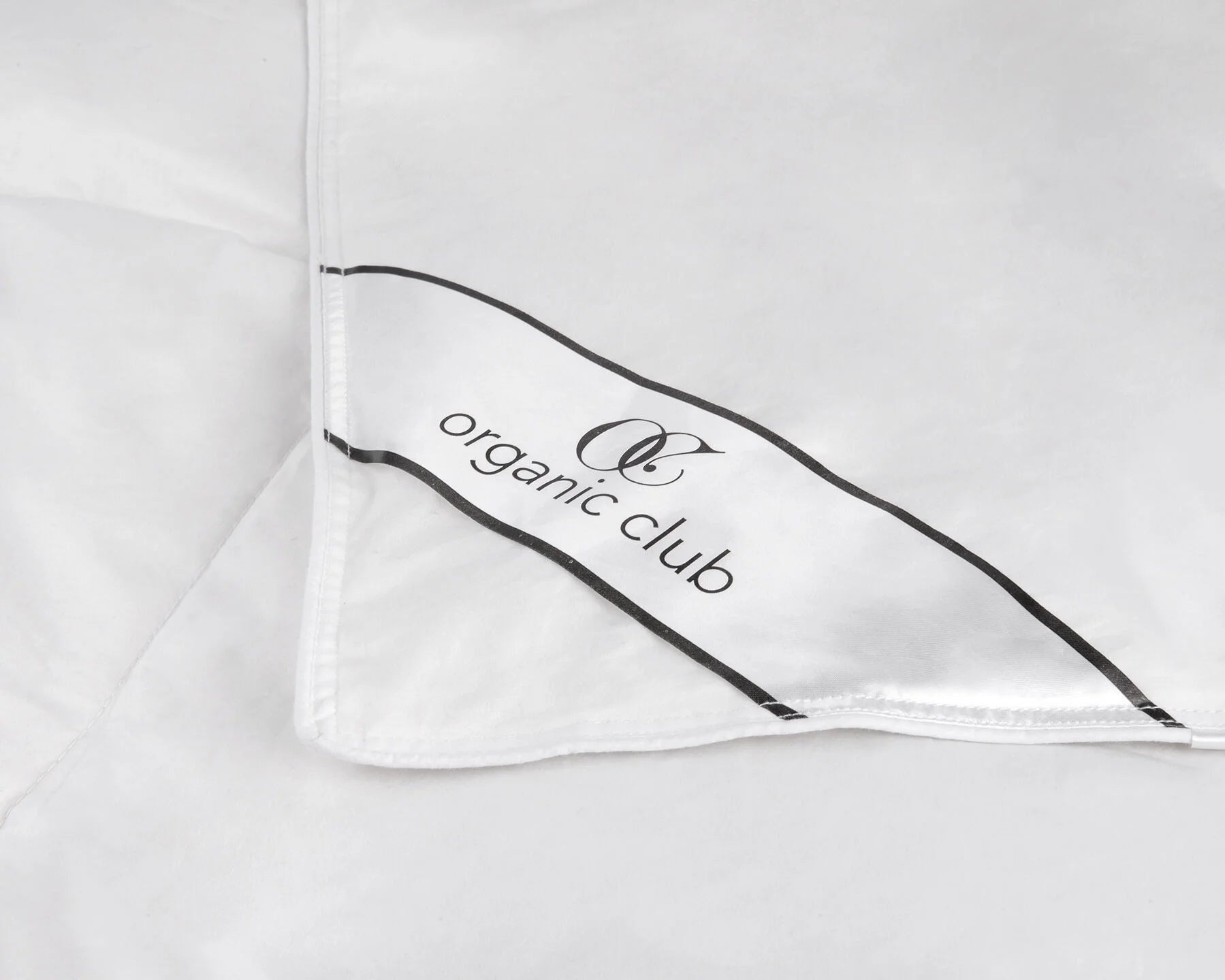 Organic Club Queen Cotton Duvet with Feather and Duck Down Filling 100% Cotton Cover Comforter All-Season Bedding Queen Size 87x87" (220x220 cm), Machine Washable, White