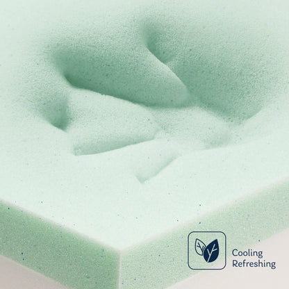 MLILY Ego Blue 8 inch Cooling Gel Memory Foam Mattress, Twin Mattress in a Box, Medium