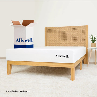 The Allswell X 10°?Hybrid of Memory Foam and Coils Mattress With Antimicrobial Treated Cover, Queen