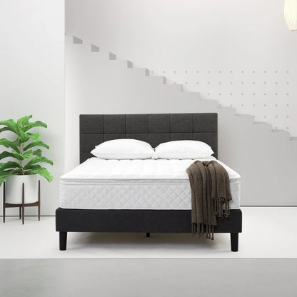 Zinus Dream Pillow Top 10" Hybrid of Comfort Foam and Pocket Spring Mattress, Full