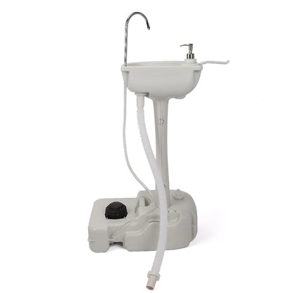 SamyoHome 5 Gallon Portable Camping Sink, with Towel Holder & Soap Dispenser