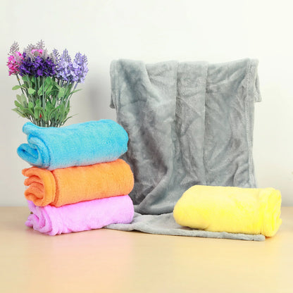 Visland Small Fleece Throw Blanket for Couch/Sofa/Bed,Plush Soft Blankets and Throws,Lightweight and Cozy