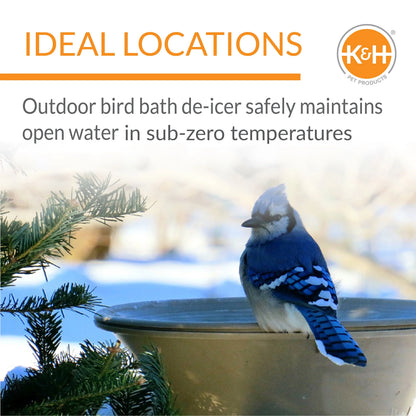 K& H Ice Eliminator Bird Bath Deicer