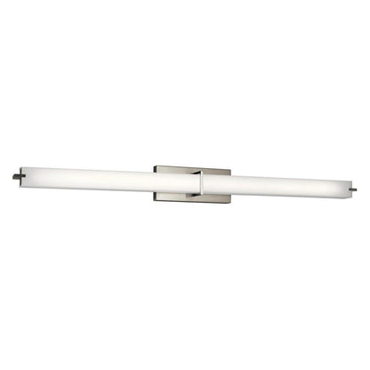 1 Light Linear Bath Vanity Approved For Damp Locations With Transitional Inspirations 4.75 Inches Tall By 49.25 Inches Wide Kichler Lighting