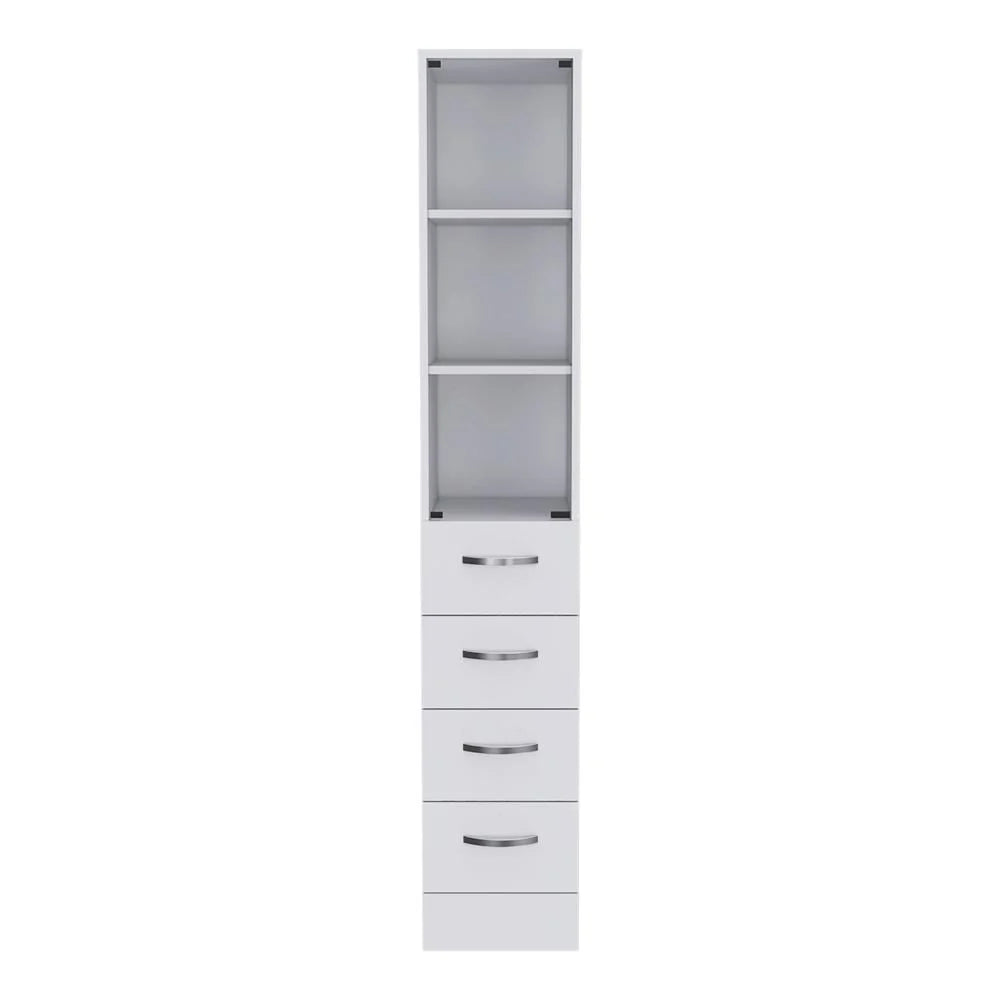 Depot E-Shop Sheridan 2 Piece Bathroom Set, Linen Cabinet + Over The Toilet Cabinet