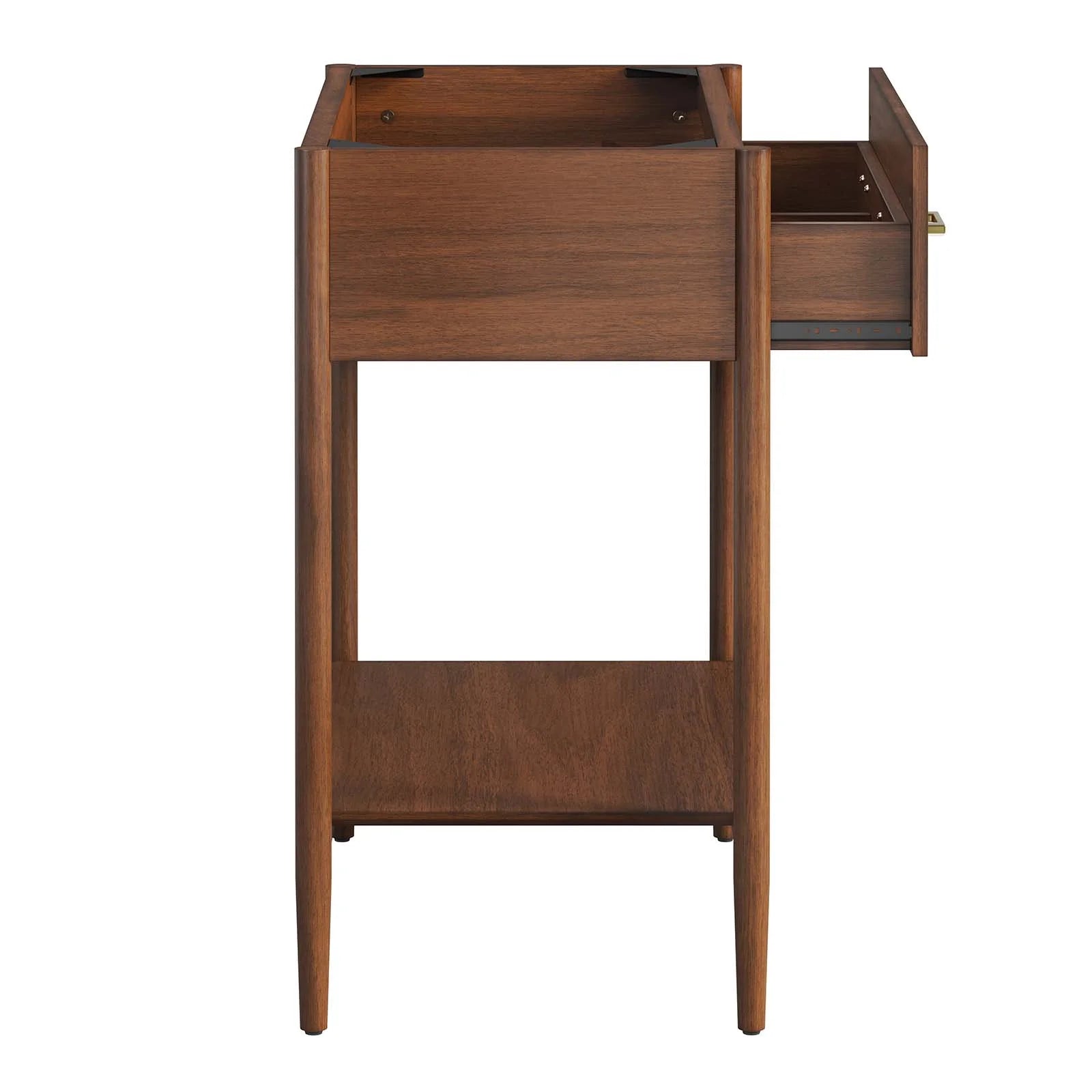 Modway Zaire 30" Bathroom Vanity Cabinet (Sink Basin Not Included) in Walnut