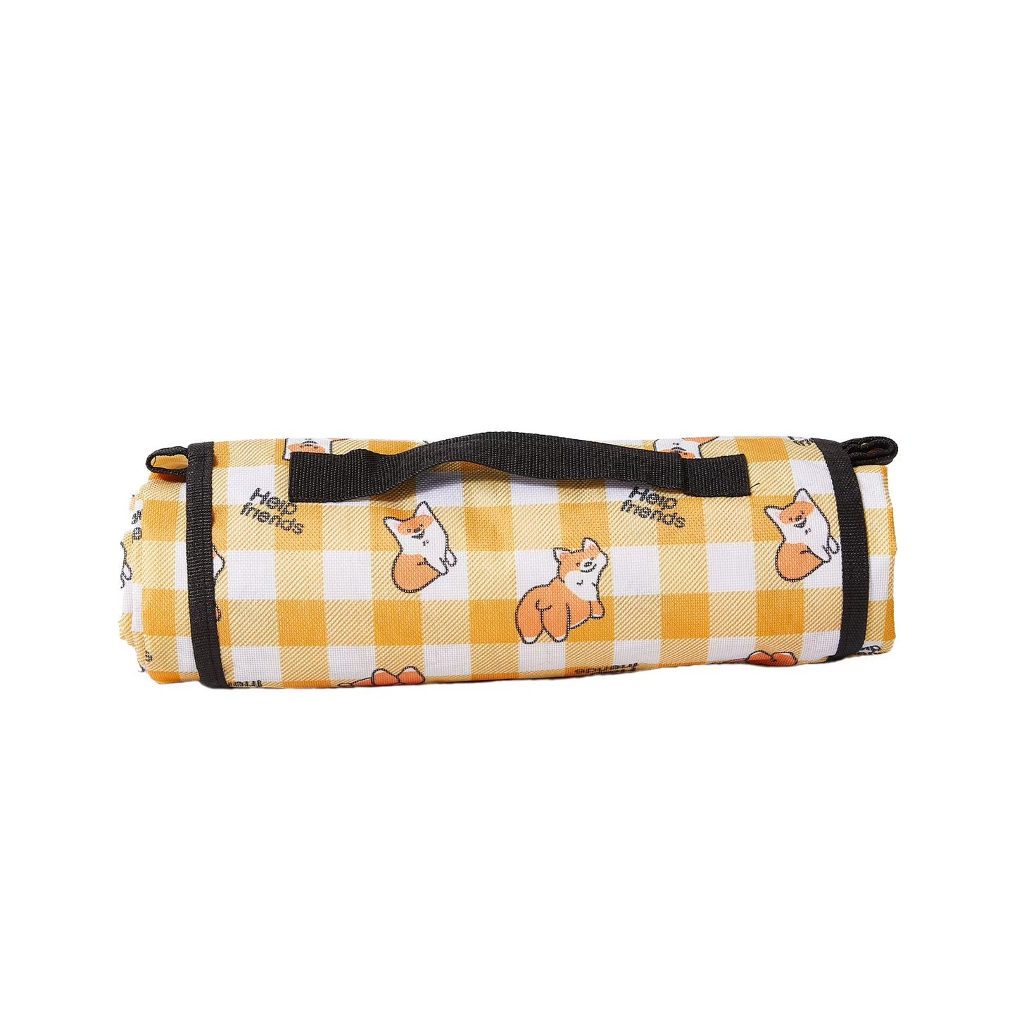 Cartoon camel Camping Picnic Blankets Orange Outdoor Waterproof Picnic Mats