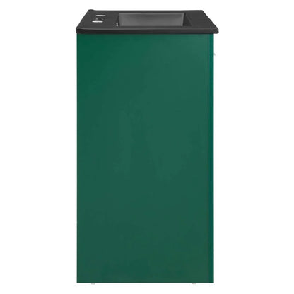 Modway Maybelle 24" Bathroom Vanity in Green Black