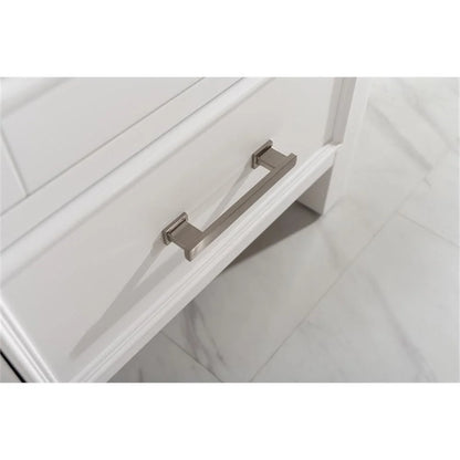 Design Element Estate 102" Double Sink Bathroom Vanity Modular Set in White