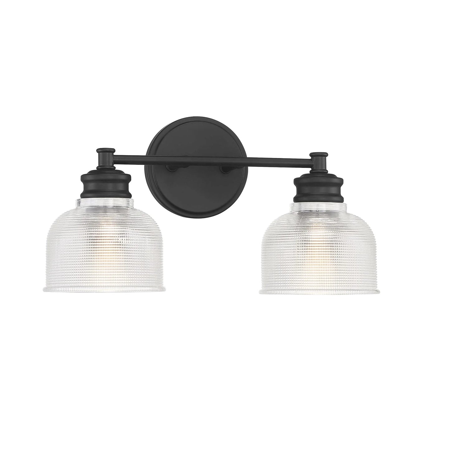 Trade Winds Addison 2-Light Bathroom Vanity Light in Matte Black