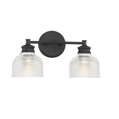 Trade Winds Addison 2-Light Bathroom Vanity Light in Matte Black