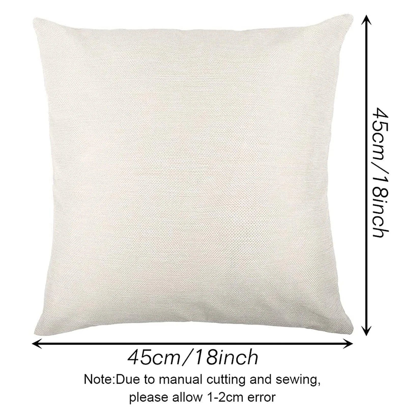 Husfou 4pcs Christmas Pillow Covers, 18x18 inch Linen Buffalo Plaid Merry Christmas Throw Pillowcase for Couch Xmas Winter Holiday Home Decorations