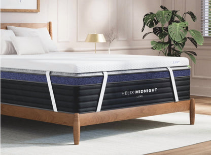 Helix Premium Memory Foam Mattress Topper with GlacioTex, Twin Firm