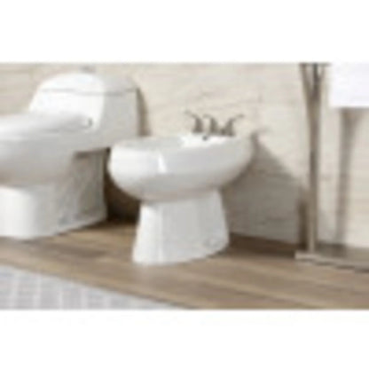 Kingston Brass KB328YL Royale Three-Handle Bidet Faucet, Brushed Nickel