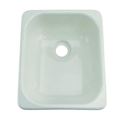Lippert 209630 Better Bath 13" x 15" Square Galley/Kitchen Sink White