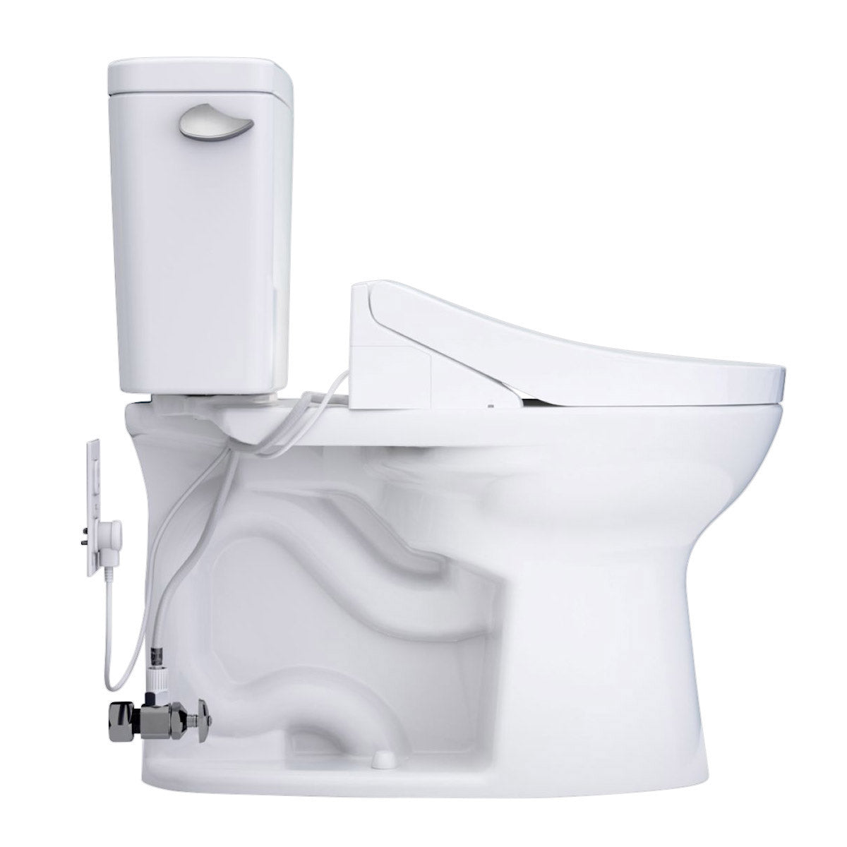 TOTO Drake 2-piece Elongated Toilet with C5 Washlet Bidet Seat