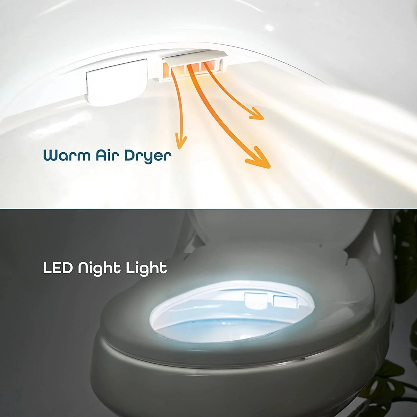 BidetMate 700 Series Electronic Smart Toilet Seat - White - Fits Elongated Toilets
