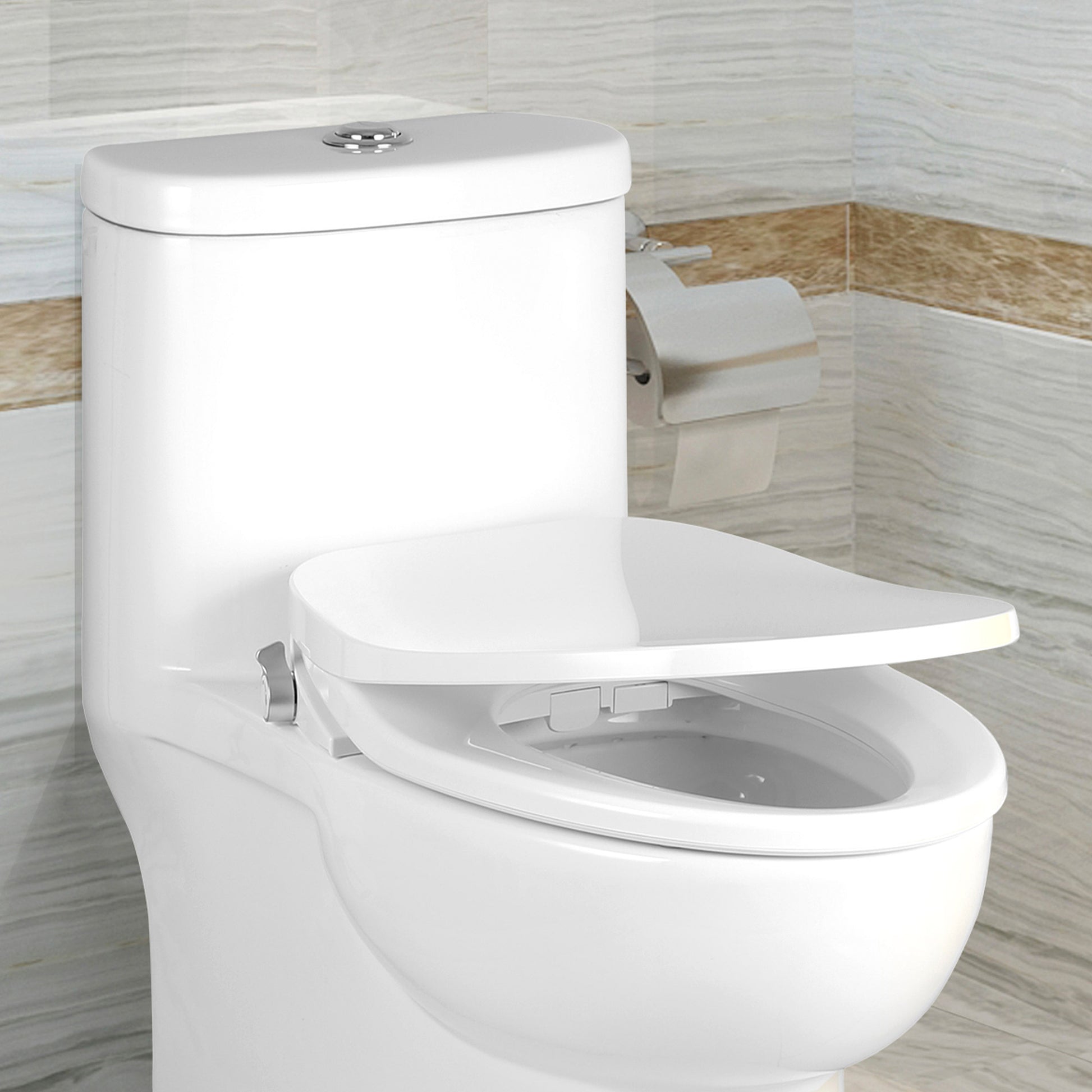 Bio Bidet BB-550 Electric Elongated Bidet Toilet Seat