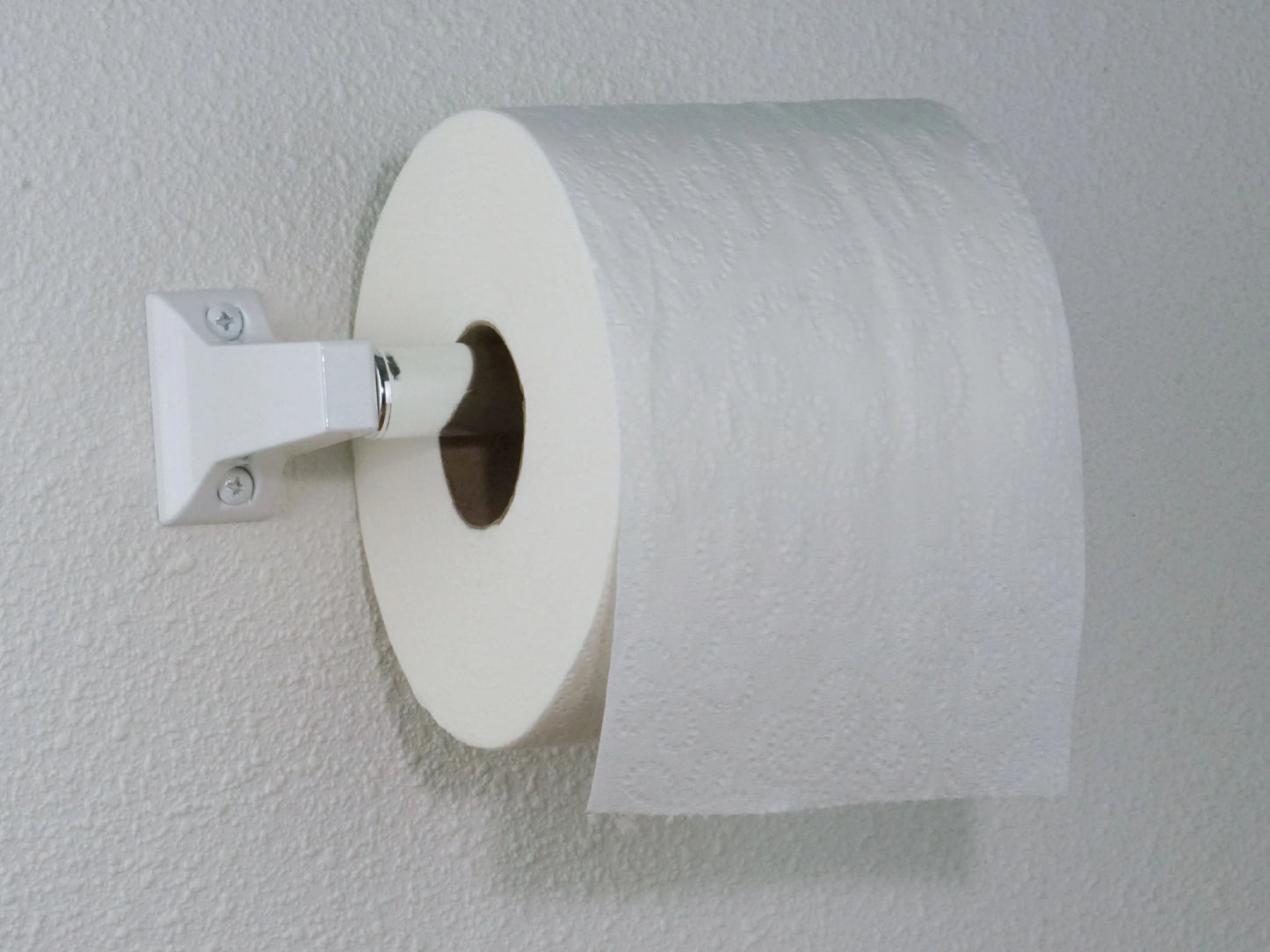 Mainstays Chrome-Plated Plastic Toilet Paper Holder Universal 1" Round