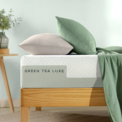Zinus 10" Green Tea Luxe Queen Memory Foam Mattress, Made in the USA of US Foam and Global Materials