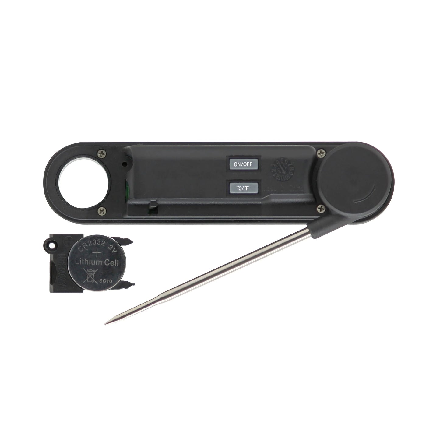Digital Folding Probe Meat Thermometer with Blue Backlight Display