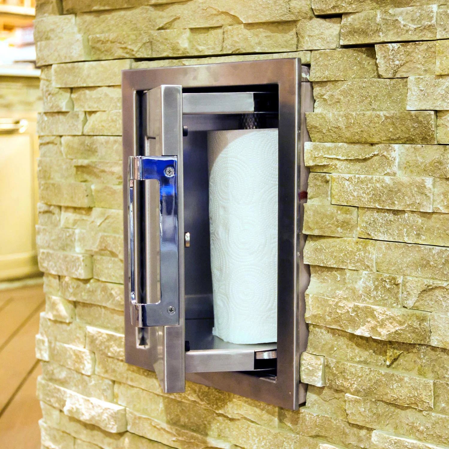 Hestan Agptd16 16" Wide Paper Towel Dispenser For Hestan Outdoor Series Grills - Stainless