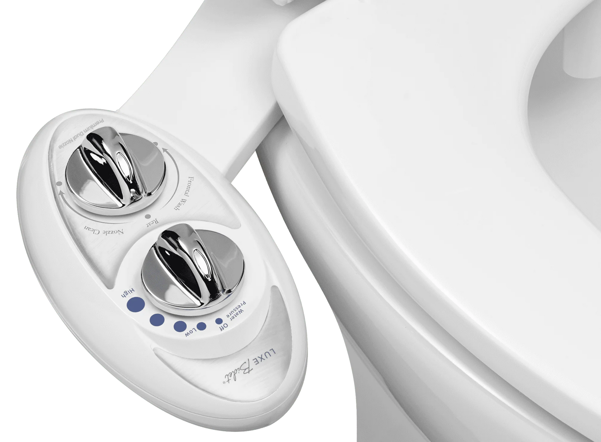 LUXE Bidet W85 Dual-Nozzle Self-Cleaning Bidet Attachment