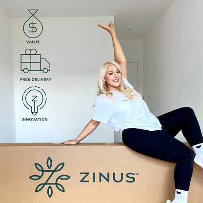 Twin Mattress 10" Memory Foam Green Tea Fresca® by Zinus