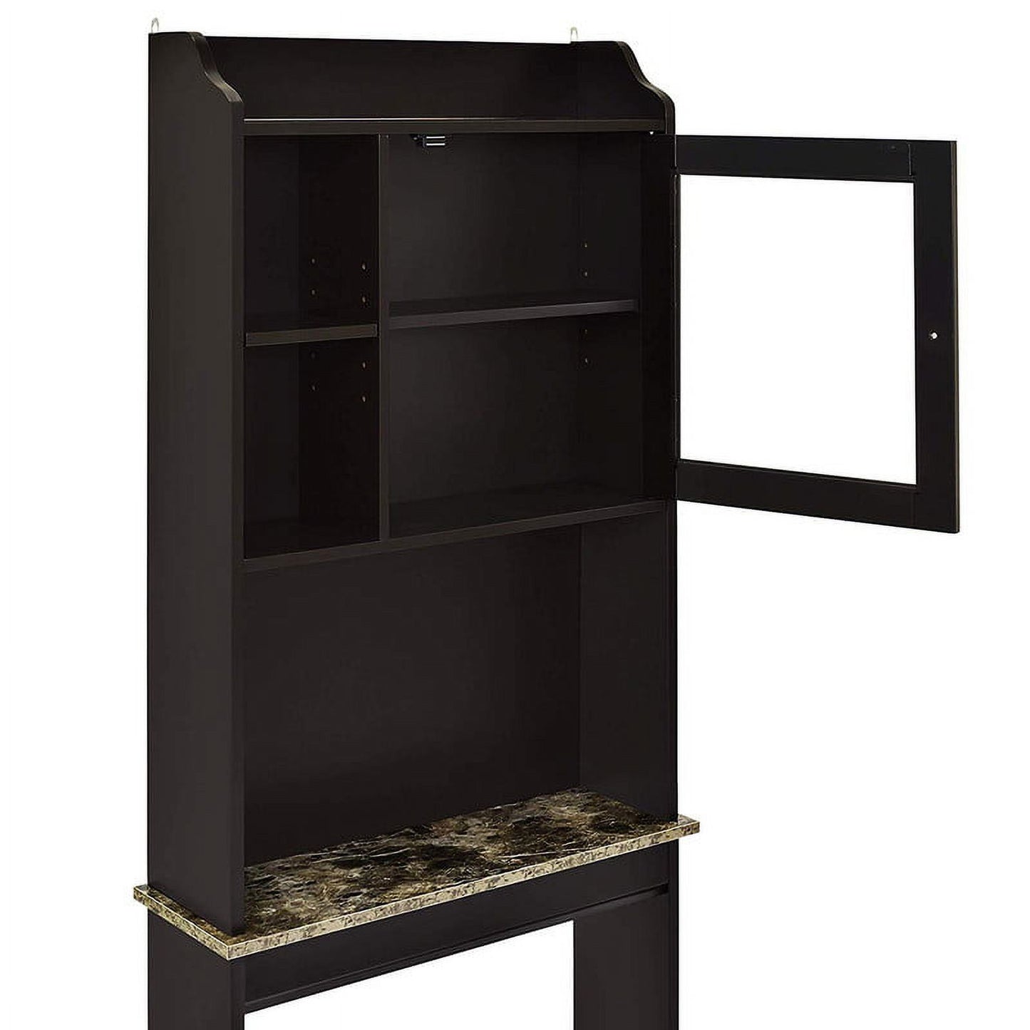 Dasyfly Freestanding Bathroom Over-The-Toilet Storage, Wood Bathroom Space Saver - Espresso
