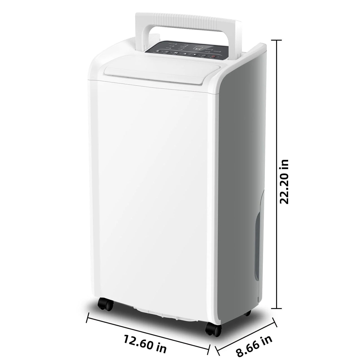 Rocyis 70 Pints 4,500 Sq. Ft. Home Dehumidifier for Large Room, Basement with Auto Shut off, Drain Hose, Reusable Filter Humidity Control for Bedroom, Bathroom