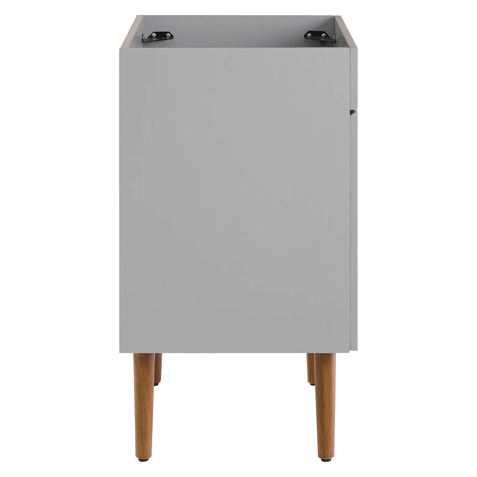 Modway Harvest 24" Bathroom Vanity Cabinet (Sink Basin Not Included) in Gray Walnut