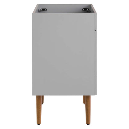Modway Harvest 24" Bathroom Vanity Cabinet (Sink Basin Not Included) in Gray Walnut