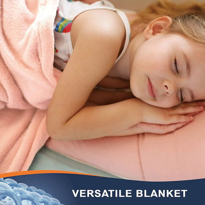 Walensee Ultra Soft Microplush Fleece Throw Blanket, 50" x 60", Pink, Machine Washable