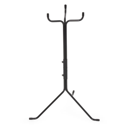 API Weather Resistant Heated Bird Bath with Round Basin and Metal Stand, Black