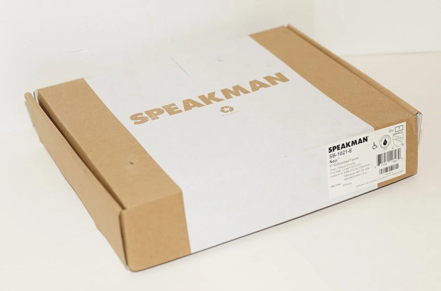 SPEAKMAN NEO SB-1021-E WIDESPREAD 2 HANDLE BATHROOM FAUCET POLISHED CHROME