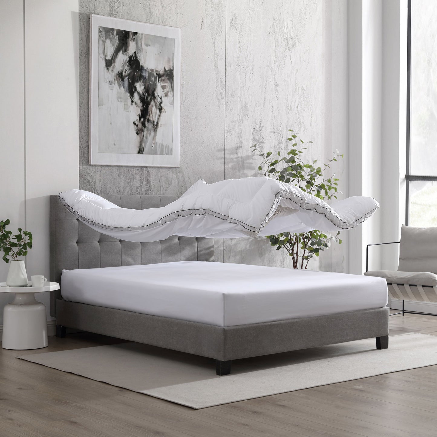 Hotel Grand Polyester Filled 2” Mattress Topper