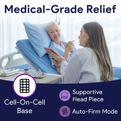 Proheal Bariatric Low Air Loss Alternating Pressure Air Mattress with Pump & Side Air Bolsters - Stages I-IV 36° x 80° x 8/11"