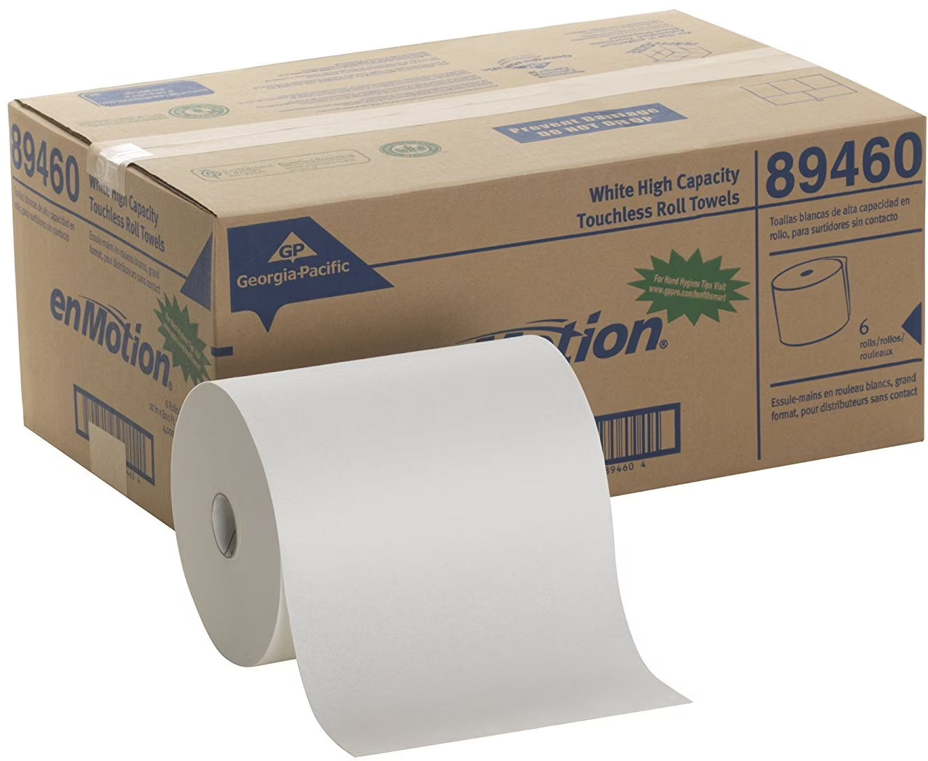 Georgia-Pacific enMotion Paper Towel enMotion Roll 10" X 800 Foot Rolls, (Case of 6) (Pack of 3)